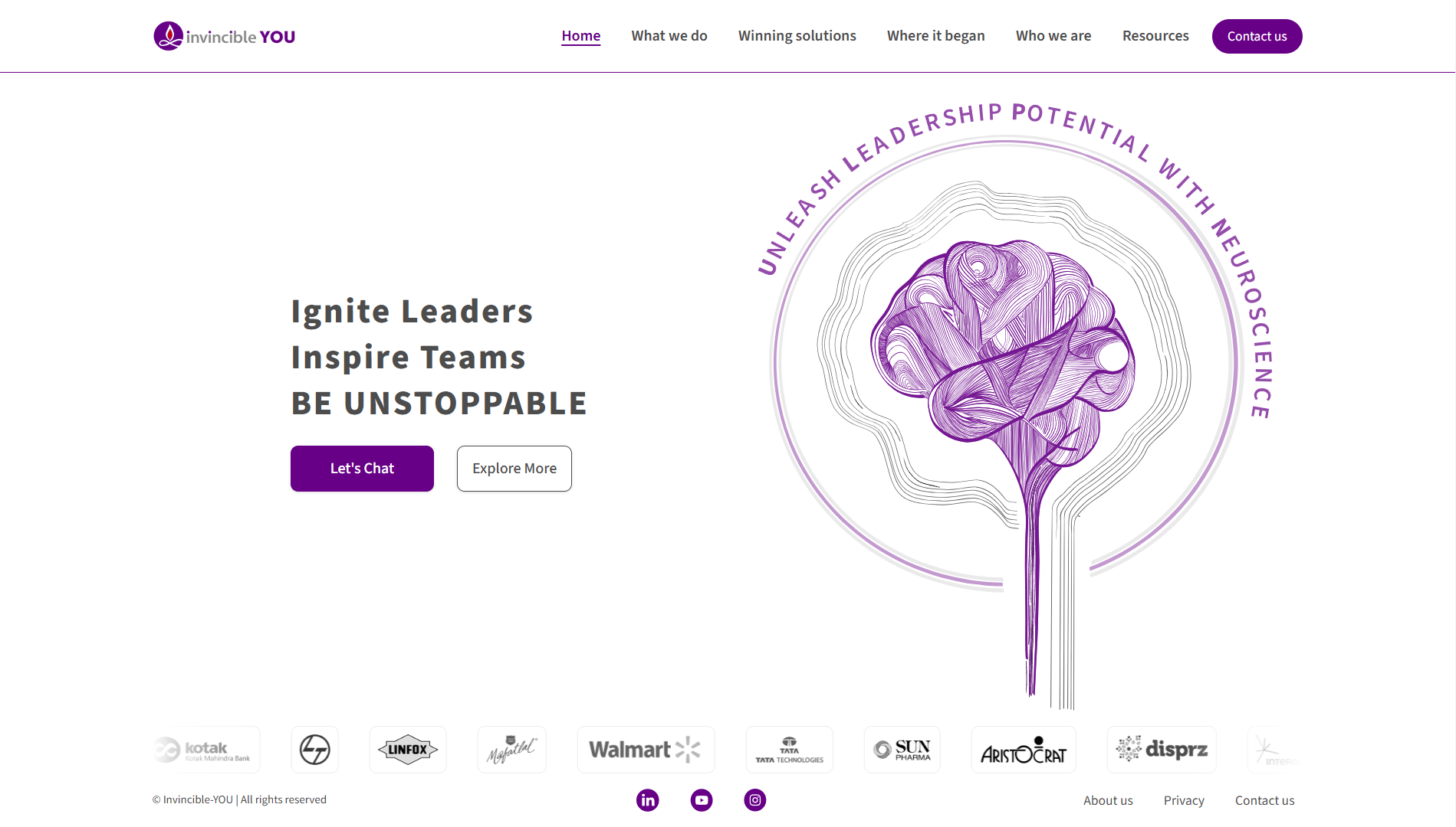 Invincible You Website